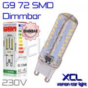 G9 4Watt Dimmbar LED 3014 Warmweiss 230V AC