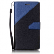Wallet Case Blau zu Samsung S7 Edge