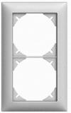 Abdeckrahmen Edue 1x2 ws