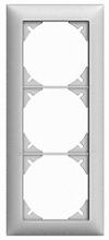 Abdeckrahmen Edue 1x3 ws