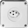 UP-Steckdose feucht T13 ws FH