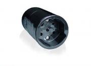 Kupplungssteckdose Typ 15 schwarz