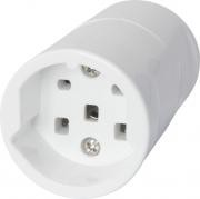 Kupplungssteckdose Typ 25 weiss